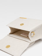 Jacquemus Chiquito mini beige clair linen
