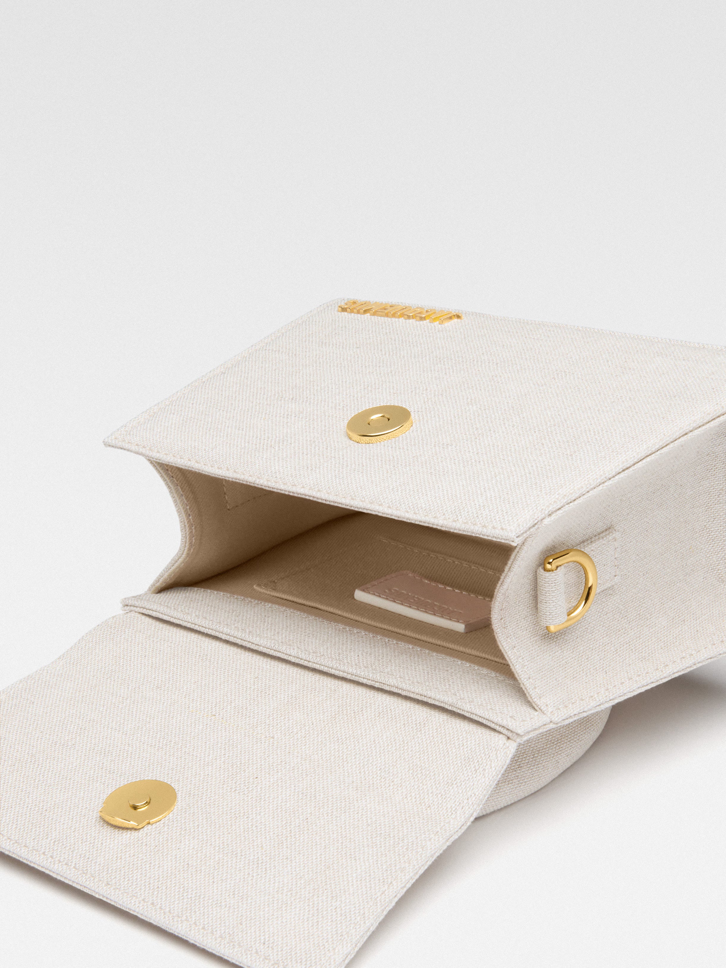 Jacquemus Chiquito mini beige clair linen