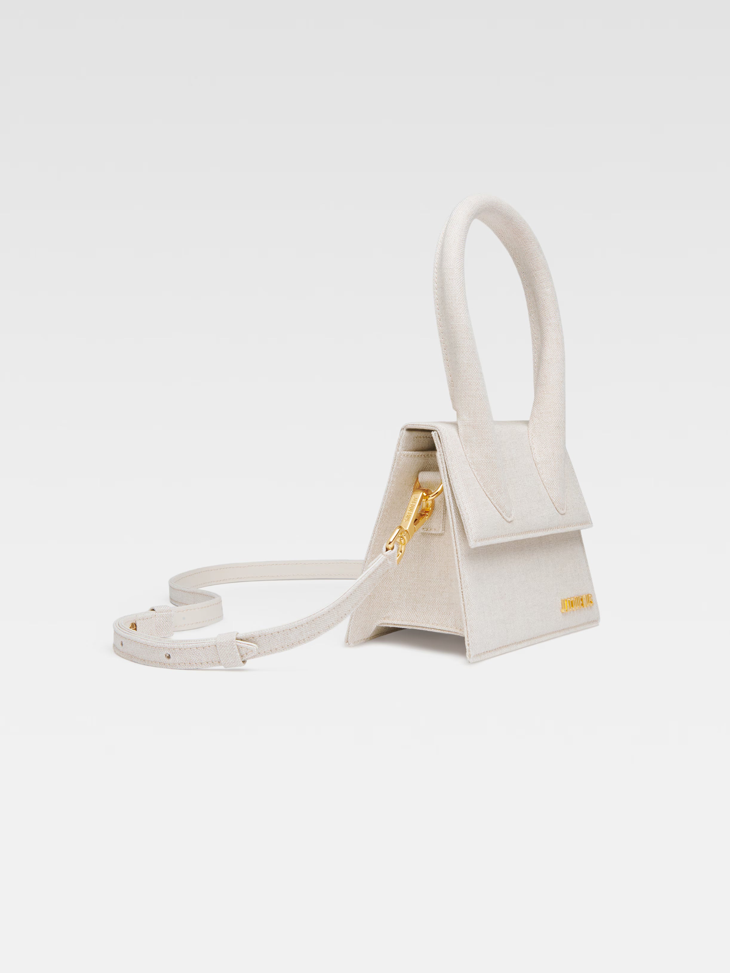 Jacquemus Chiquito mini beige clair linen