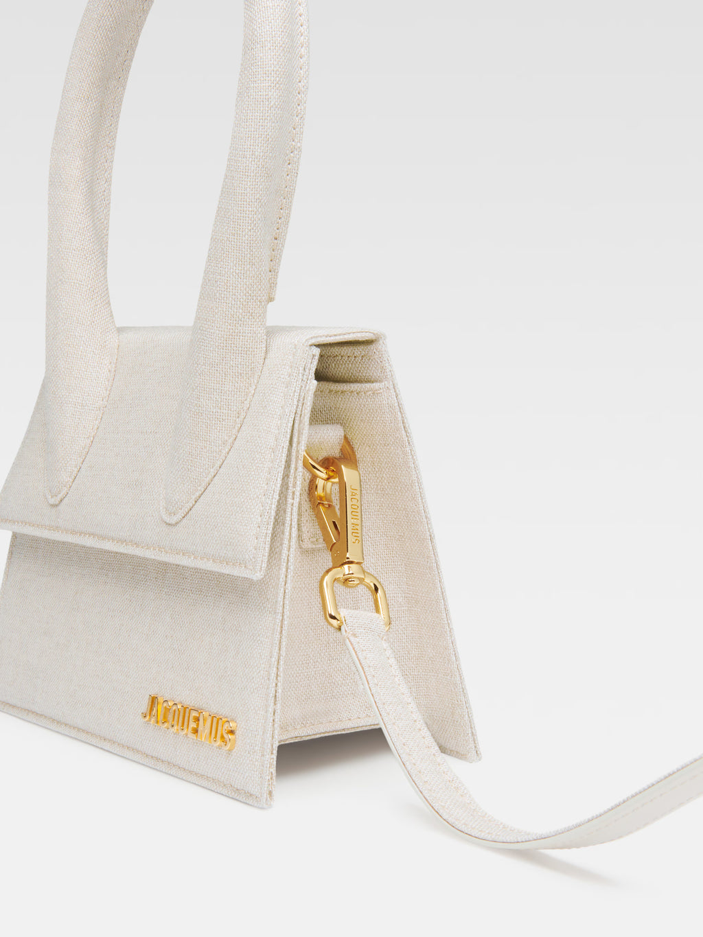 Jacquemus Chiquito mini beige clair linen