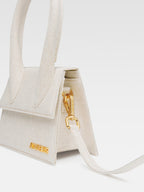 Jacquemus Chiquito mini beige clair linen